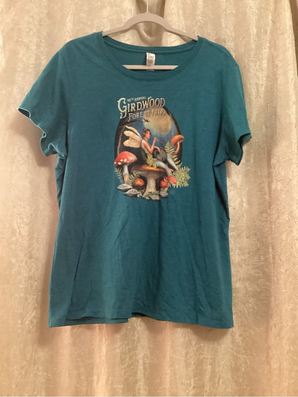 2023 Girdwood Alaska 48th Annual Forest Fair Short Sleeved Graphic Tee